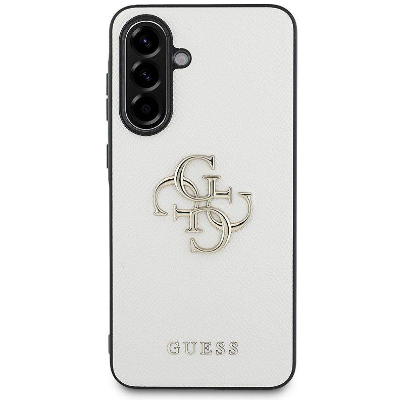 Guess HC PU Grained Big 4G and Classic Logo case for Samsung Galaxy A56 Beige - Billede 2