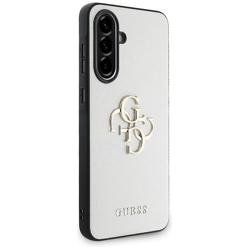 Guess HC PU Grained Big 4G and Classic Logo case for Samsung Galaxy A56 Beige - Billede 3