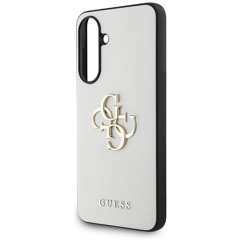 Guess HC PU Grained Big 4G and Classic Logo case for Samsung Galaxy A56 Beige - Billede 5