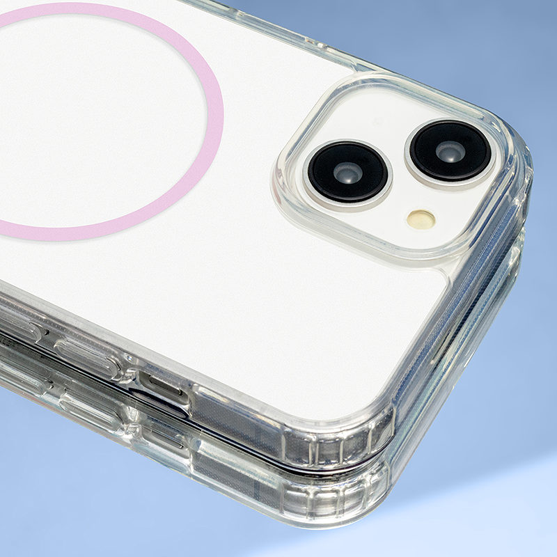 Anti Shock Thin Mag case for iPhone 14 Pro 6,1" pink - Billede 4
