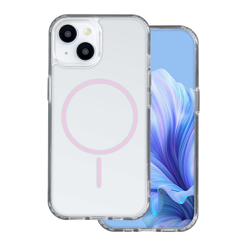 Anti Shock Thin Mag case for Samsung Galaxy S25 Ultra pink