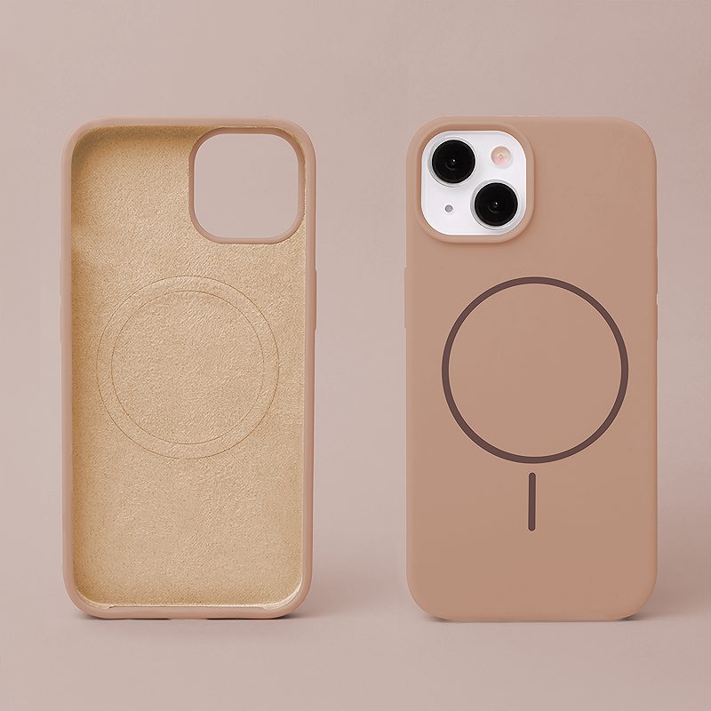 Silicone Thin Mag case for iPhone 17 Pro Max 6,9" / 18 Pro Max 6,9" brown - Billede 5
