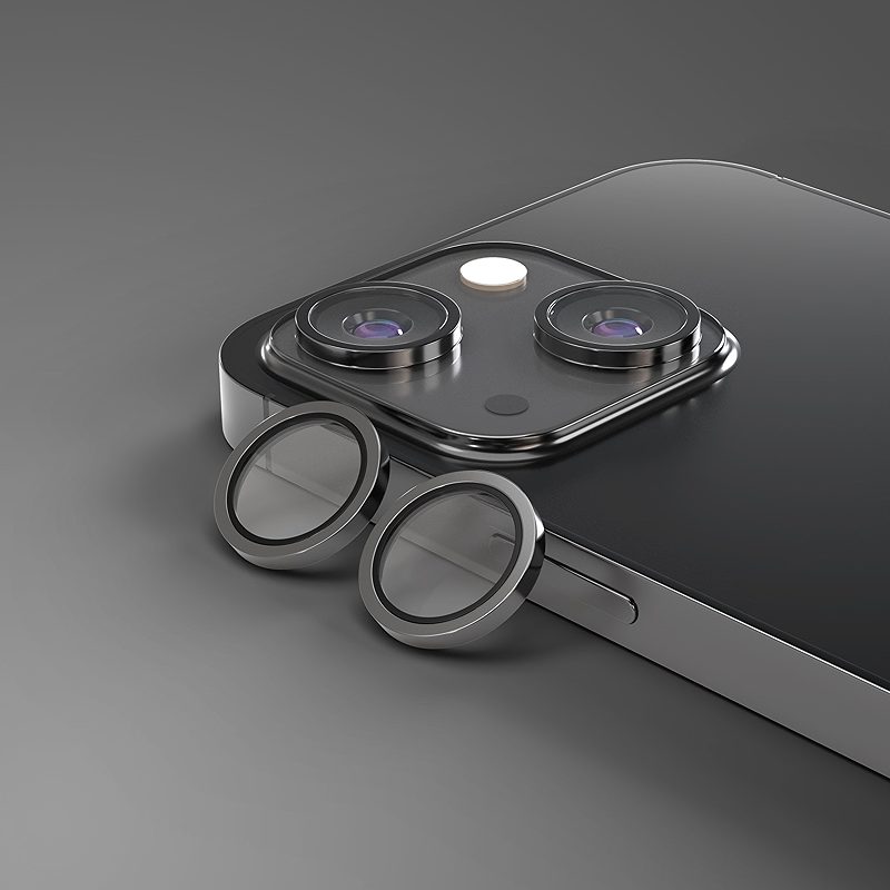 Etteri camera lens protector for iPhone 13 / 13 Mini black - Billede 3