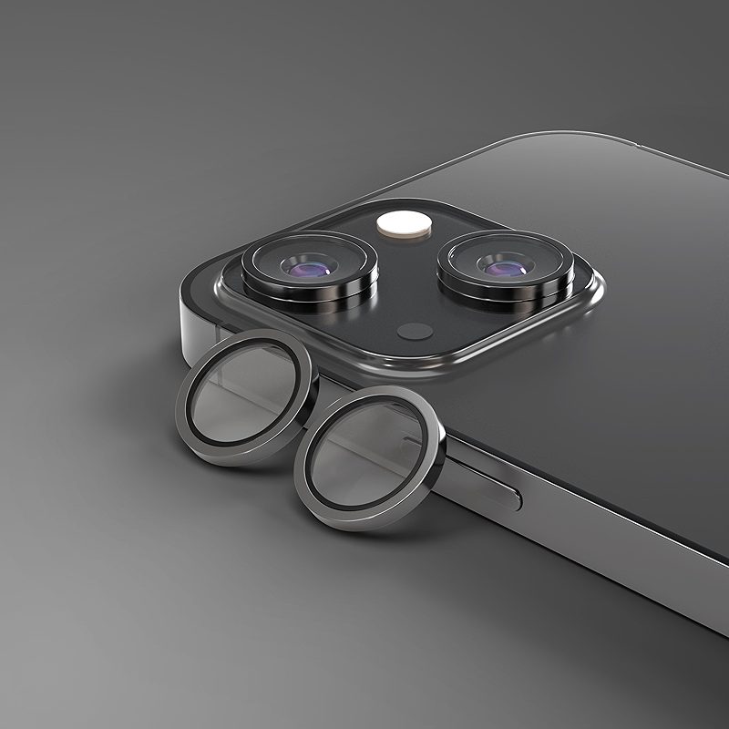 Etteri camera lens protector for iPhone 14 / 14 Plus black - Billede 3