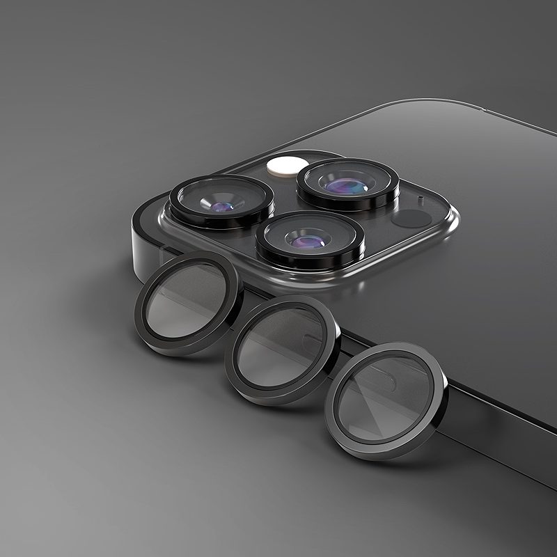 Etteri camera lens protector for iPhone 15 Pro / 15 Pro Max black - Billede 3