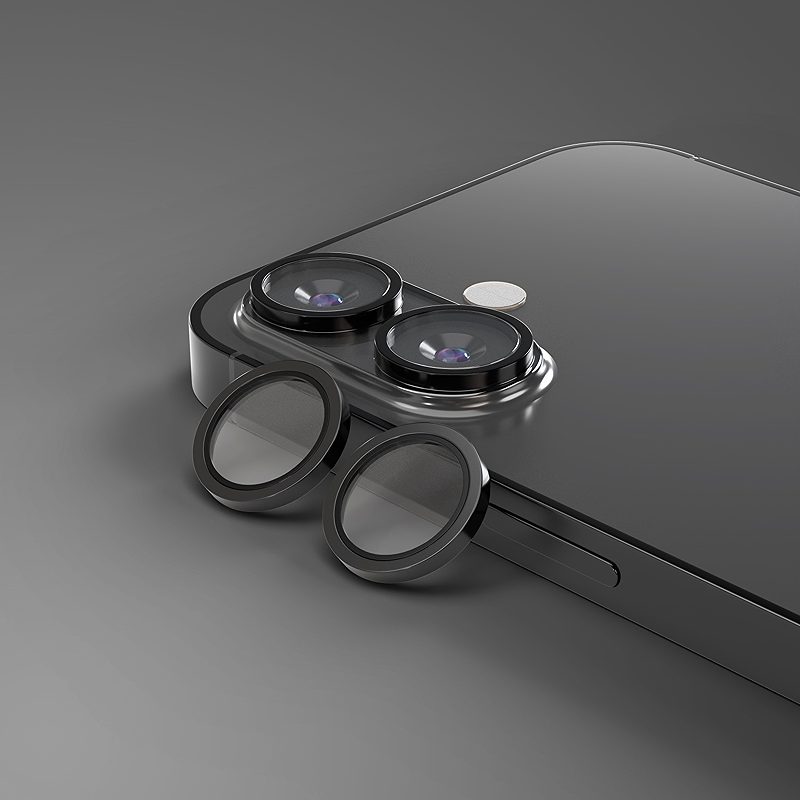 Etteri camera lens protector for iPhone 16 / 16 Plus black - Billede 3