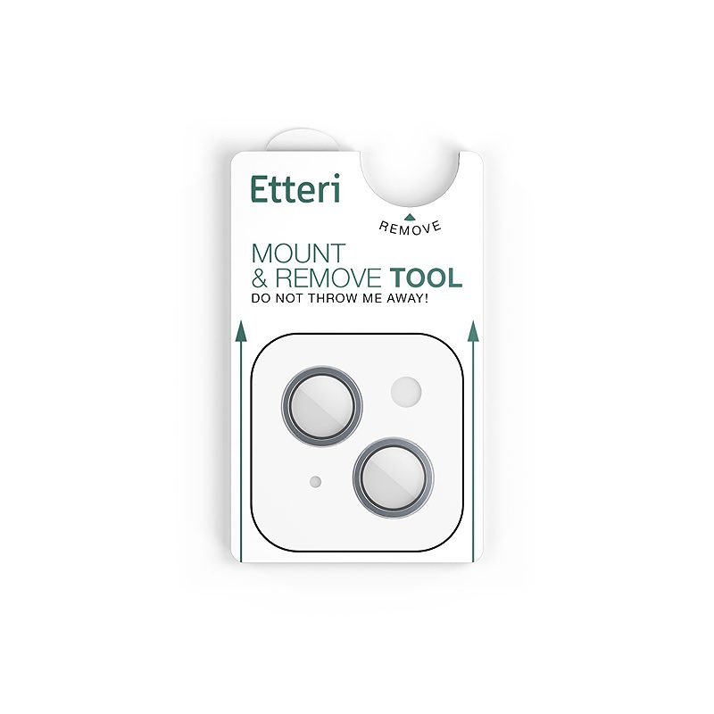 Etteri camera lens protector for iPhone 15 / 15 Plus blue - Billede 5