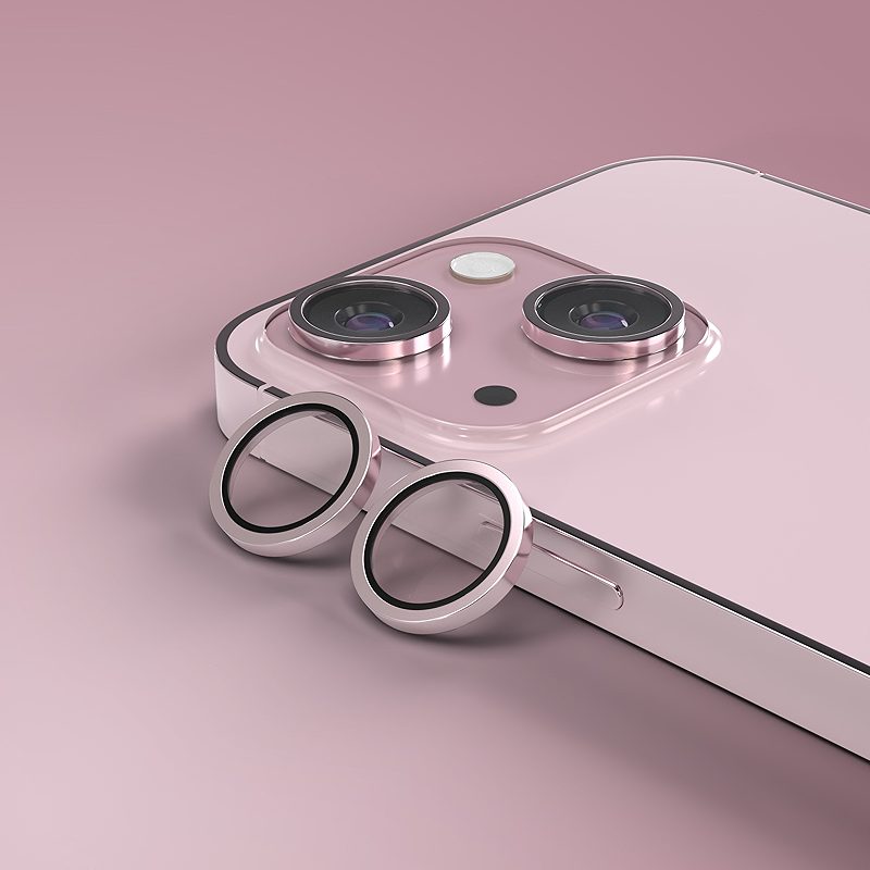 Etteri camera lens protector for iPhone 15 / 15 Plus pink - Billede 3