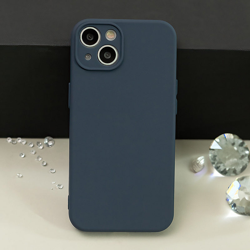 Silicon Box case for iPhone 17 Air 6,6" dark blue - Billede 3