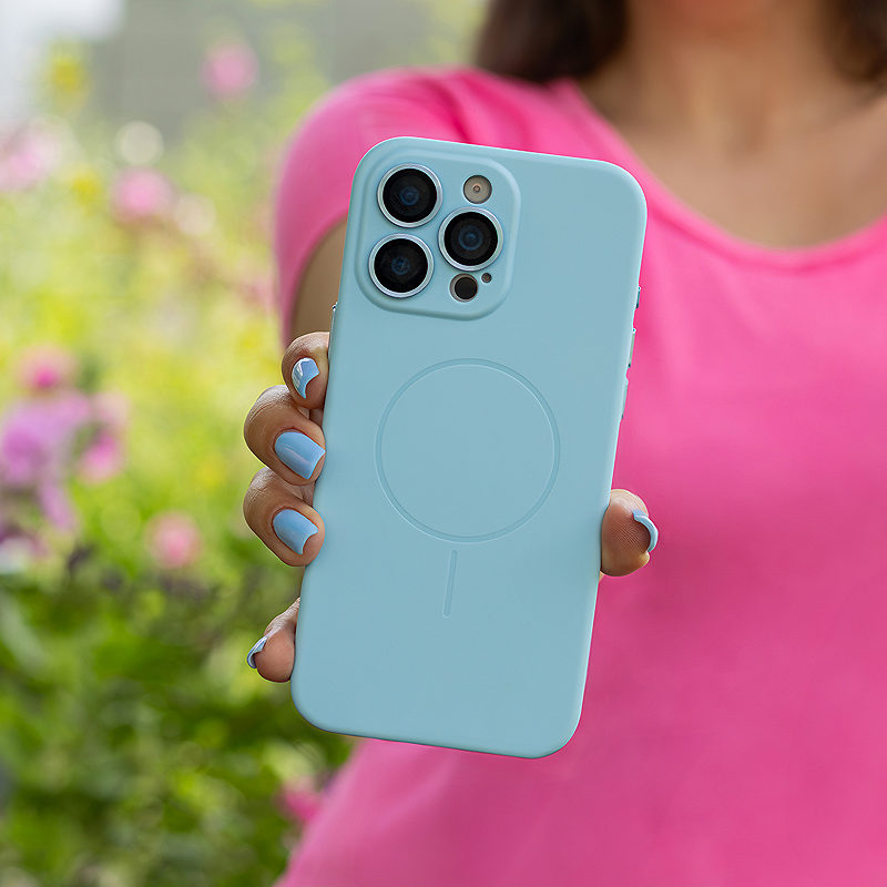 Ultra Trendy Vivid Thin Mag case for iPhone 12 6,1" blue - Billede 5