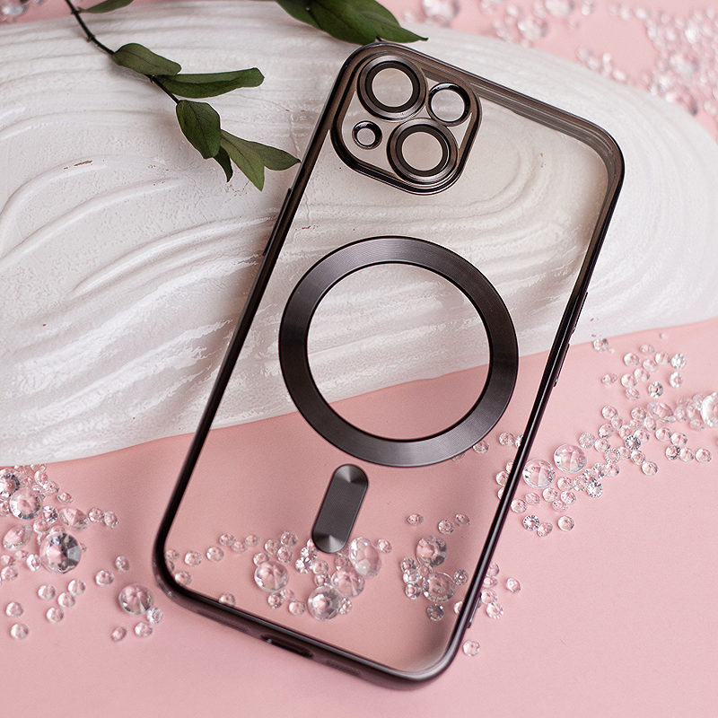Color Chrome Mag case for iPhone 17 Air 6,6" black - Billede 3