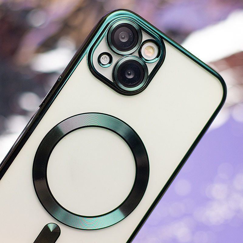 Color Chrome Mag case for iPhone 17 6,3" green - Billede 5