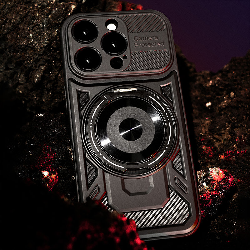 Defender Armor Mag case for iPhone 17 6,3" black - Billede 4
