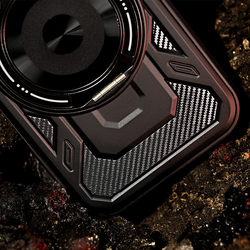 Defender Armor Mag case for iPhone 17 6,3" black - Billede 5