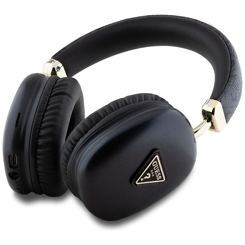 Guess wireless headphones BT 4G GOLD TRIANGLE LOGO black - Billede 2