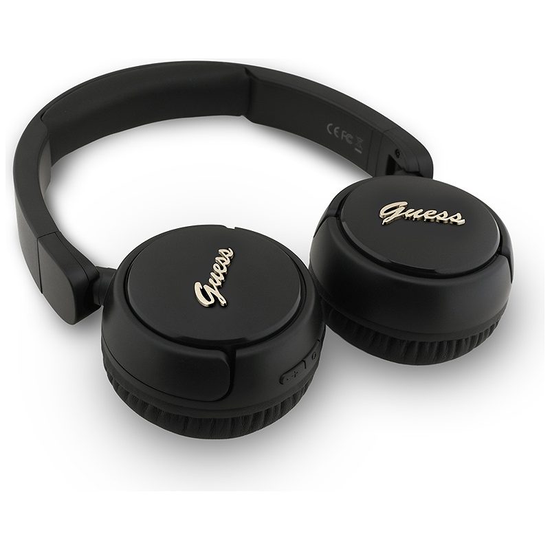 Guess wireless headphones BT SCRIPT METAL LOGO black - Billede 3