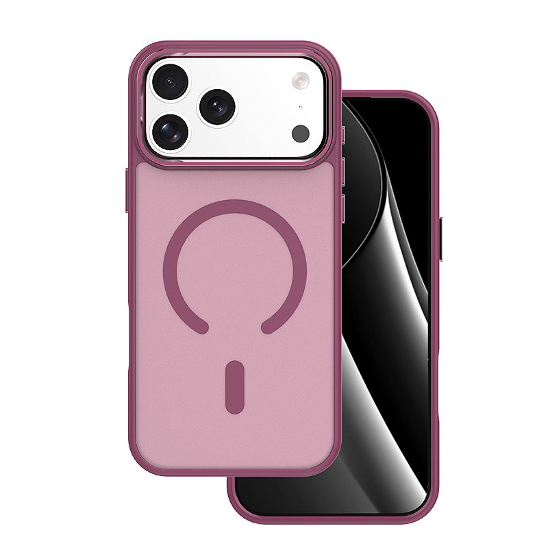Frozen Mag case for iPhone 17 Pro Max 6,9" / 18 Pro Max 6,9" red open ring