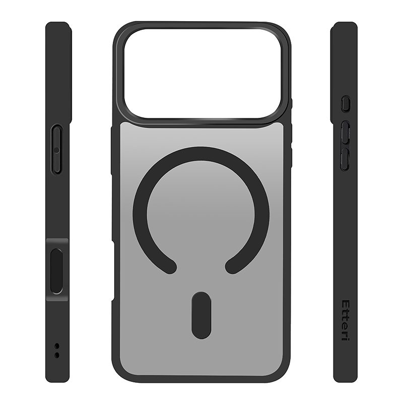 Etteri Matt Mag case for iPhone 17 Pro Max / 18 Pro Max black - Billede 3