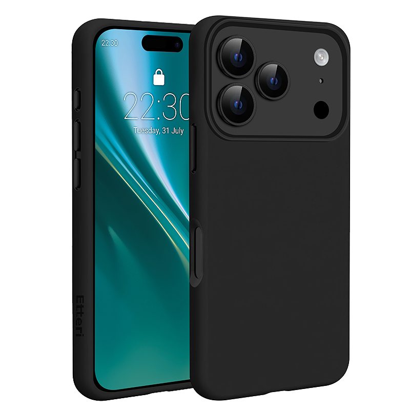 Etteri Silicone Mag case for iPhone 17 Pro Max / 18 Pro Max black