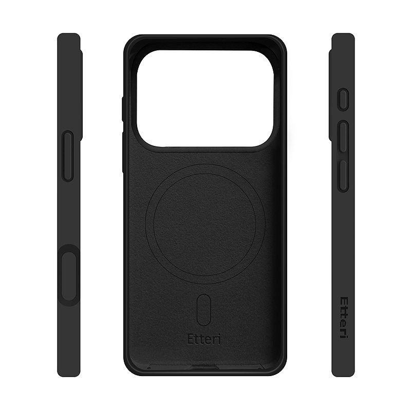 Etteri Silicone Mag case for iPhone 17 Pro Max / 18 Pro Max black - Billede 4