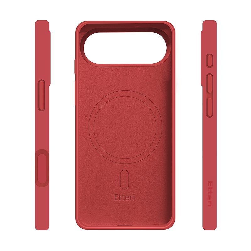 Etteri Silicone Mag case for iPhone 17 Air raspberry - Billede 4