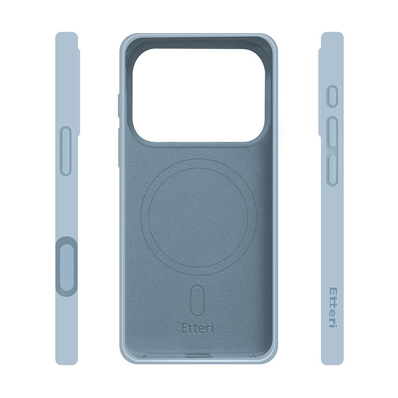 Etteri Silicone Mag case for iPhone 17 Pro / 18 Pro light blue - Billede 4