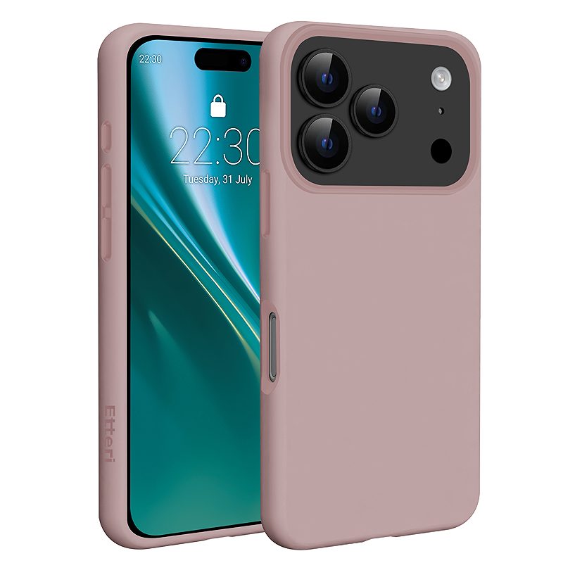 Etteri Silicone Mag case for iPhone 17 Pro Max / 18 Pro Max light pink