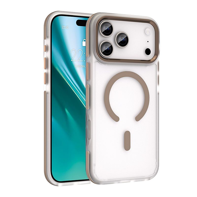 Etteri Icy Mag case for iPhone 17 Pro Max gold
