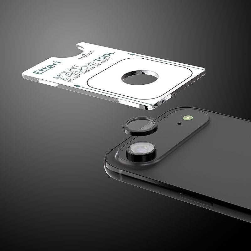 Etteri camera lens protector for iPhone 17 Air black - Billede 3