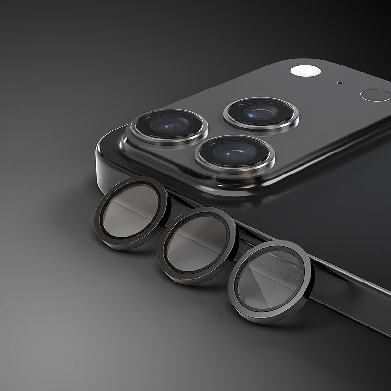 Etteri camera lens protector for iPhone 17 Pro / 17 Pro Max black - Billede 2