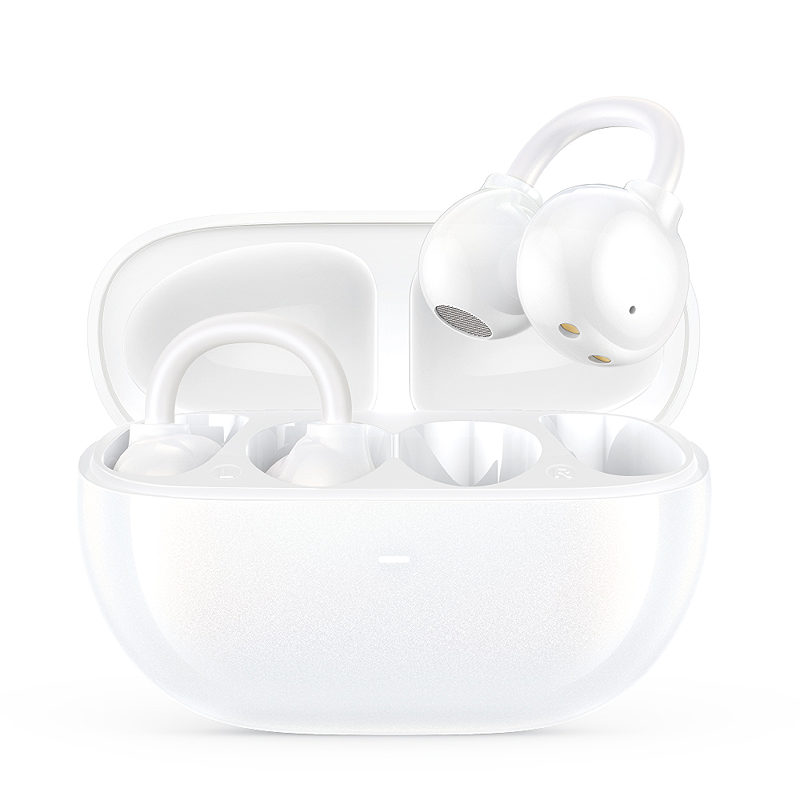 BWOO Bluetooth earphones BW39 TWS for running white