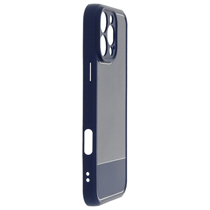 Simple Carbon case for iPhone 16 Pro 6,3" blue - Billede 3