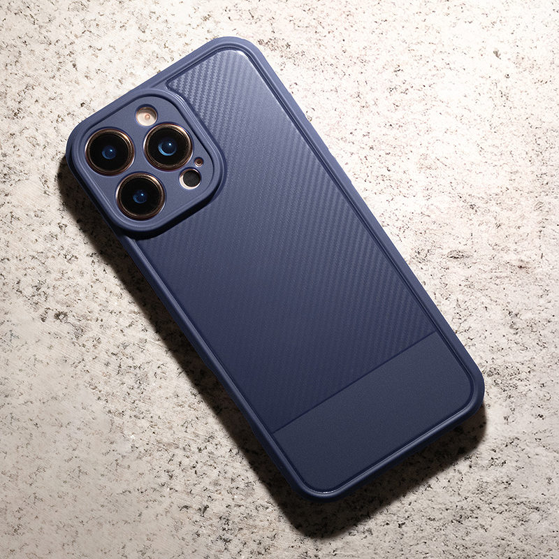 Simple Carbon case for Xiaomi Redmi Note 14 Pro 5G (Global) / Note 14 Pro Plus 5G (Global) blue - Billede 4