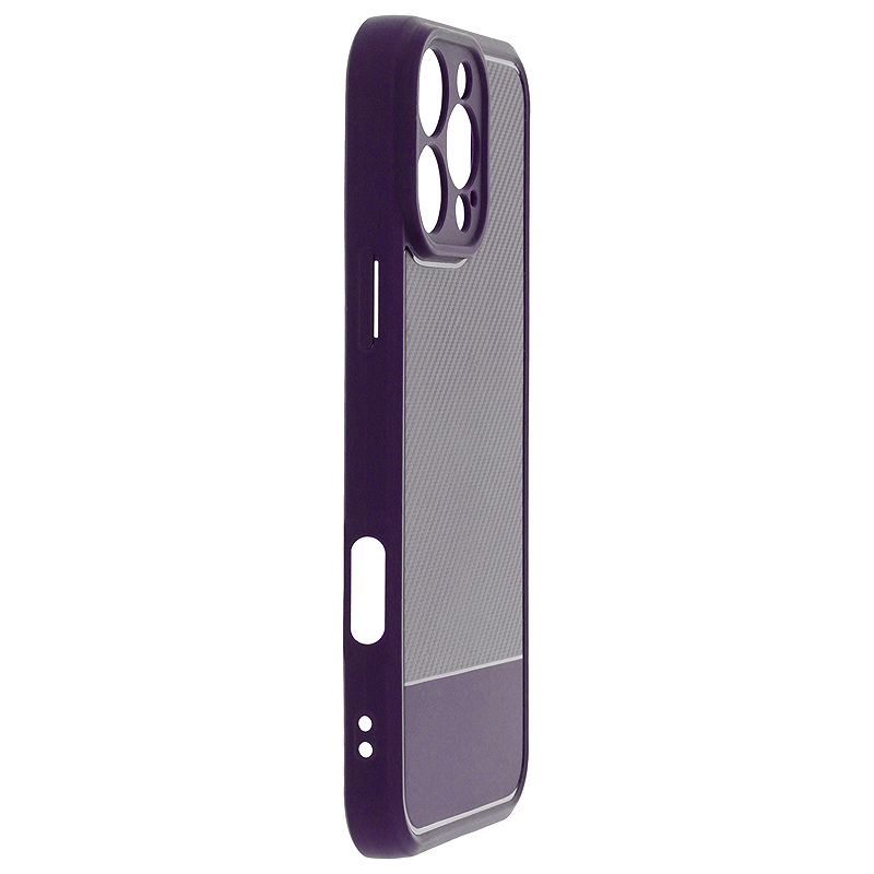 Simple Carbon case for iPhone 15 6,1" purple - Billede 3