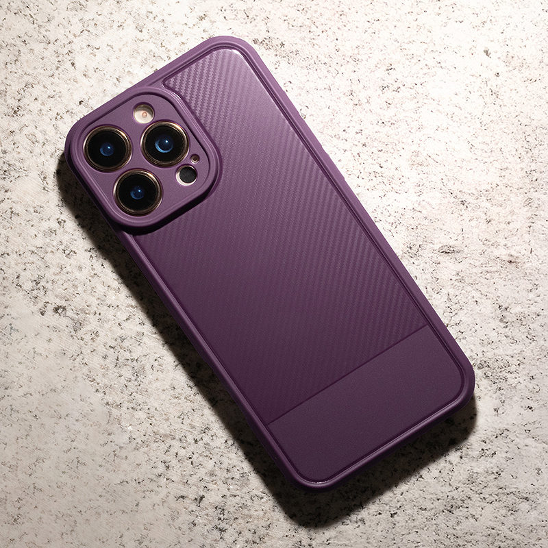 Simple Carbon case for Samsung Galaxy A56 5G purple - Billede 4
