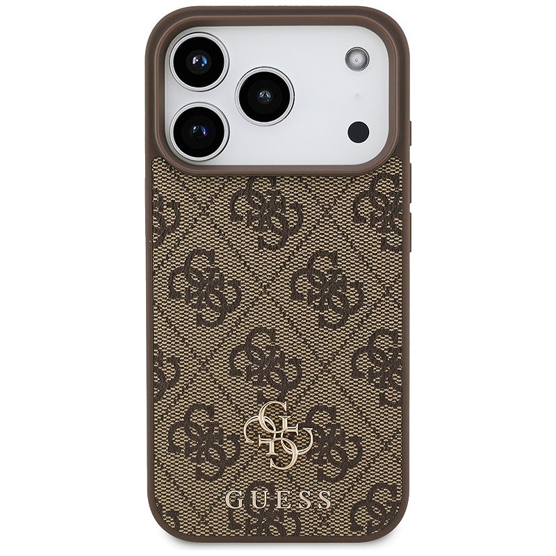 Guess 4G Small Classic Logo MagSafe case for iPhone 17 Pro brown - Billede 3