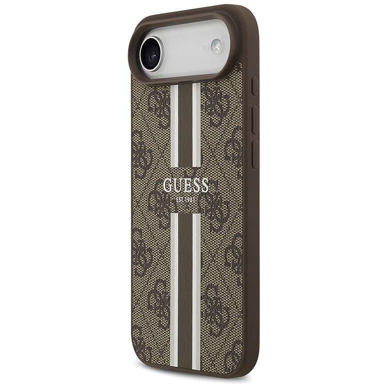 Guess 4G Printed Stripes MagSafe case for iPhone 17 Air brown - Billede 2
