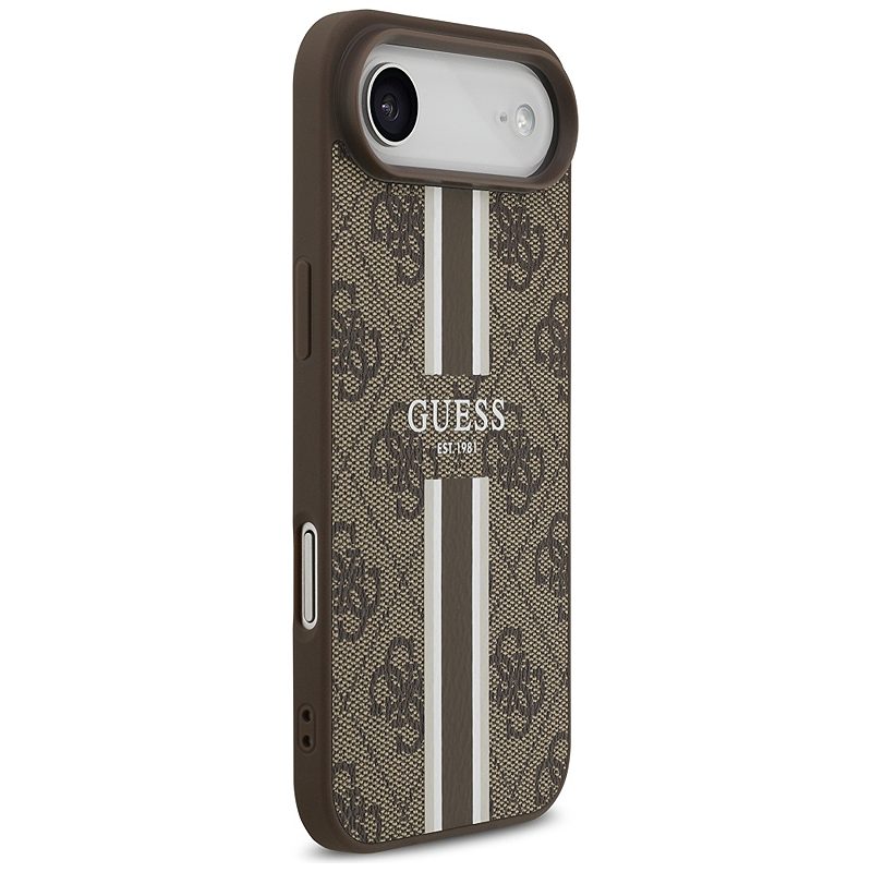Guess 4G Printed Stripes MagSafe case for iPhone 17 Air brown - Billede 4