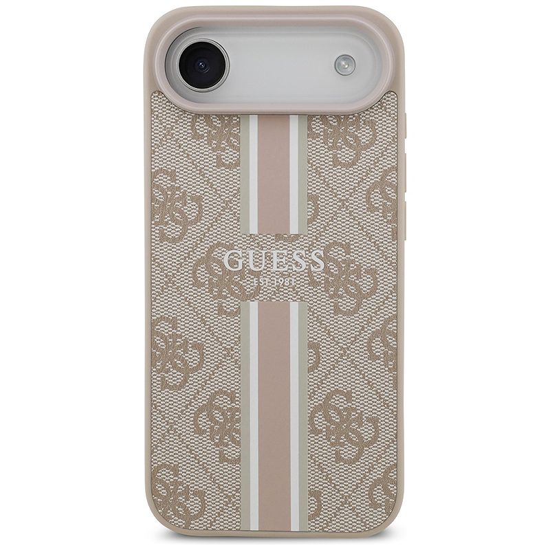 Guess 4G Printed Stripes MagSafe case for iPhone 17 Air pink - Billede 3