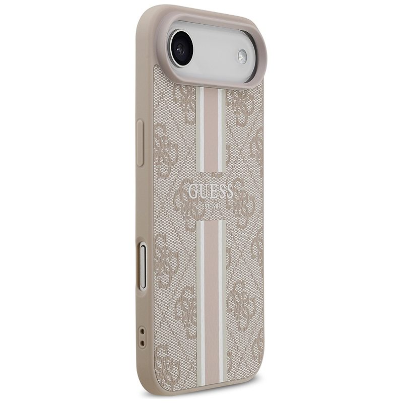 Guess 4G Printed Stripes MagSafe case for iPhone 17 Air pink - Billede 4