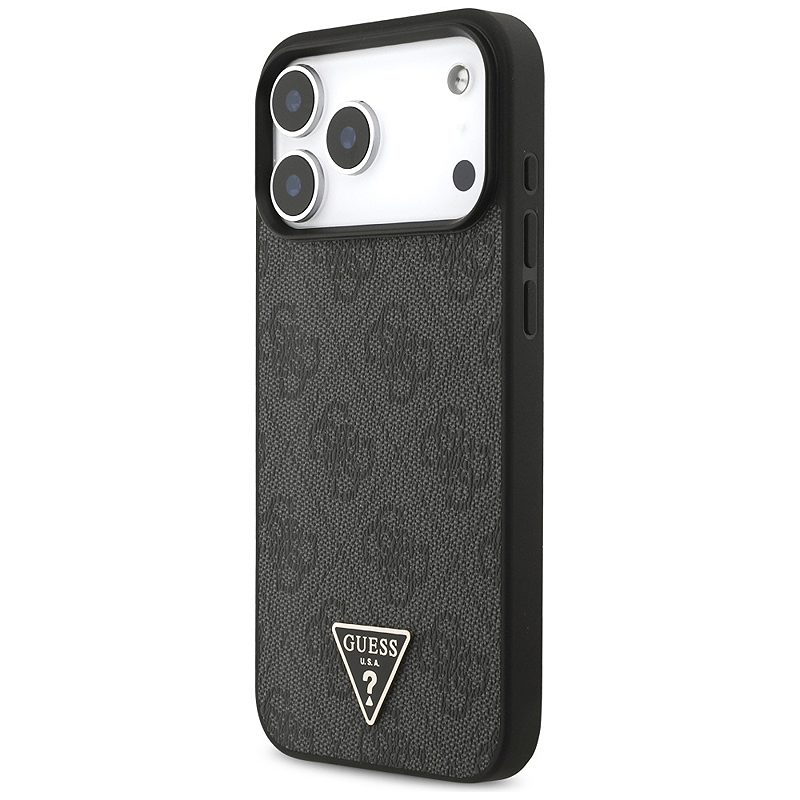 Guess 4G Strap Triangle Logo MagSafe case for iPhone 17 Pro Max black - Billede 3