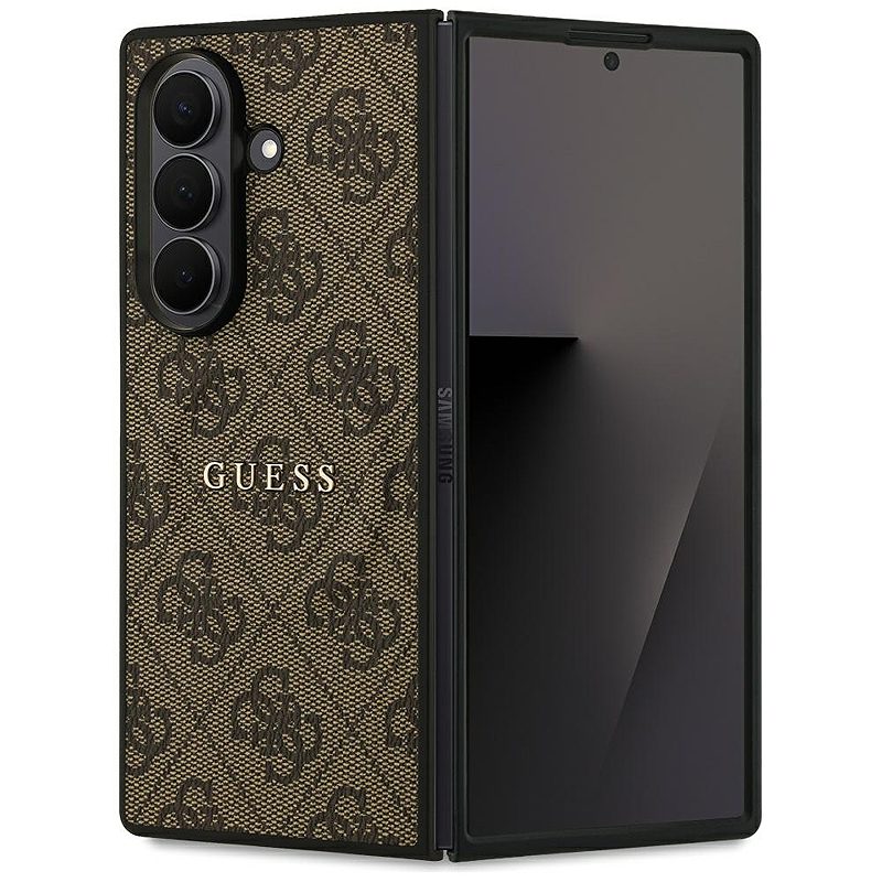 Guess 4G Classic MagSafe case for Samsung Galaxy Z Fold7 brązowy