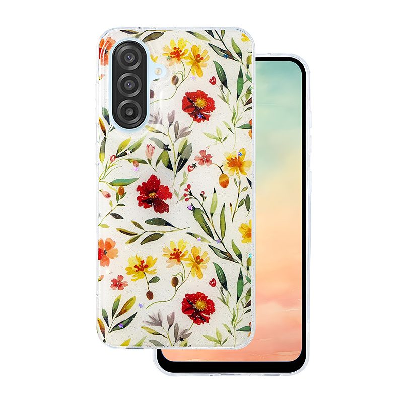 Glow Glam case for Samsung Galaxy A36 5G / A56 5G white