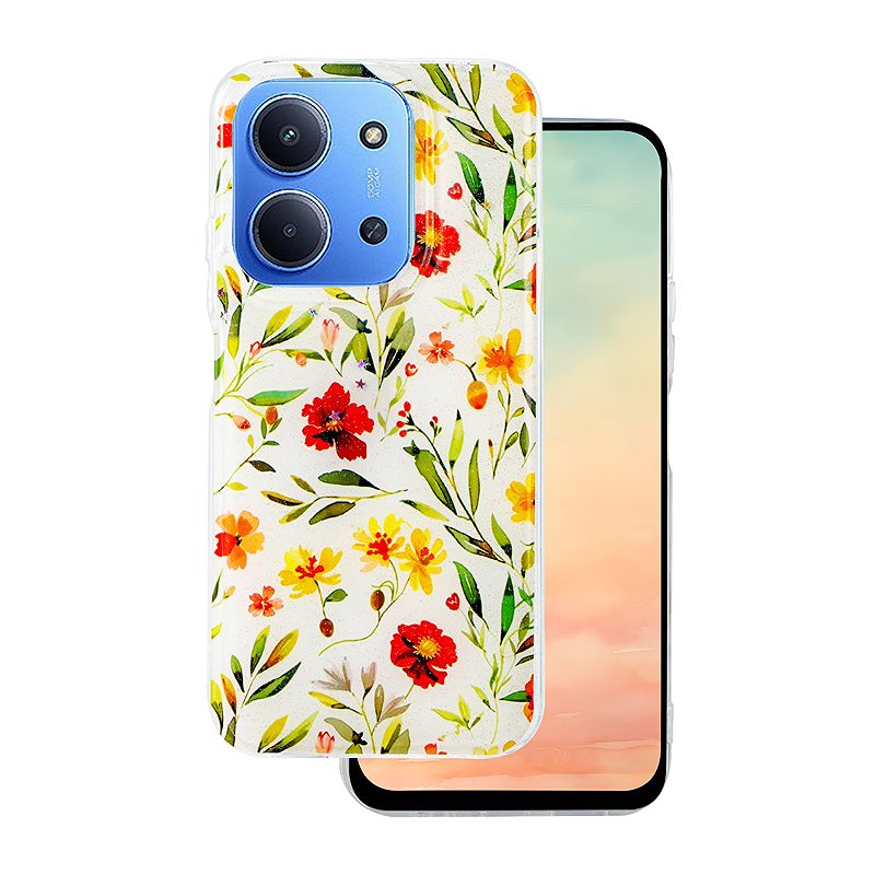 Glow Glam case for Xiaomi Redmi 15 4G EU / 15 5G EU (171,08 x 82,05 x 8,55) white
