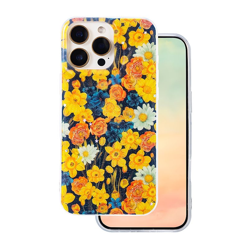 Glow Glam case for iPhone 16 Pro 6,3" orange