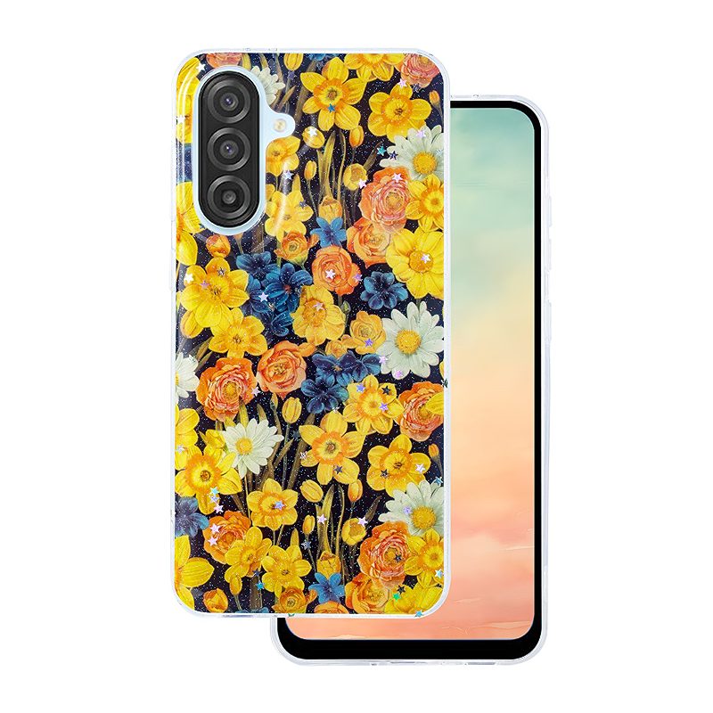 Glow Glam case for Samsung Galaxy A17 4G / A17 5G / A18 5G orange