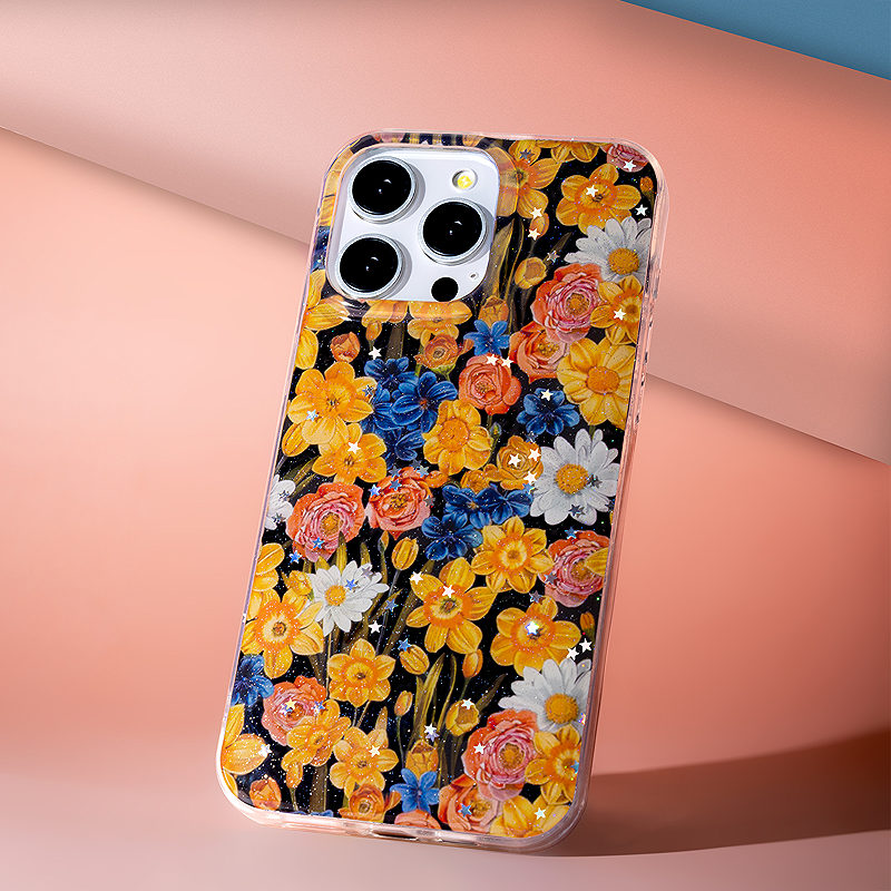 Glow Glam case for Motorola Moto G86 orange - Billede 5