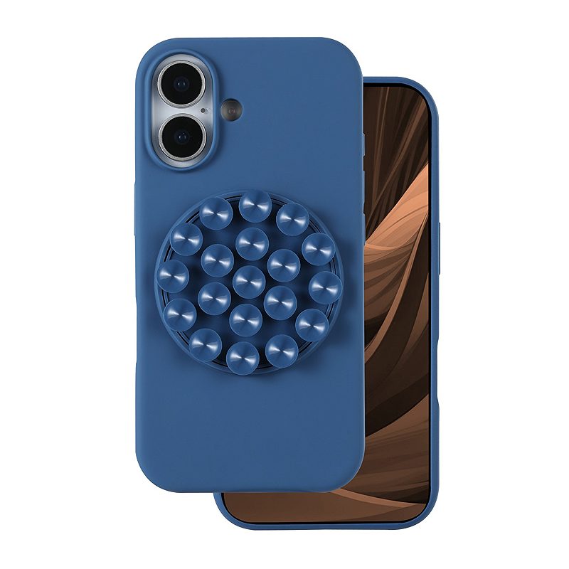 Silicone Stick case for iPhone 17 6,3" blue