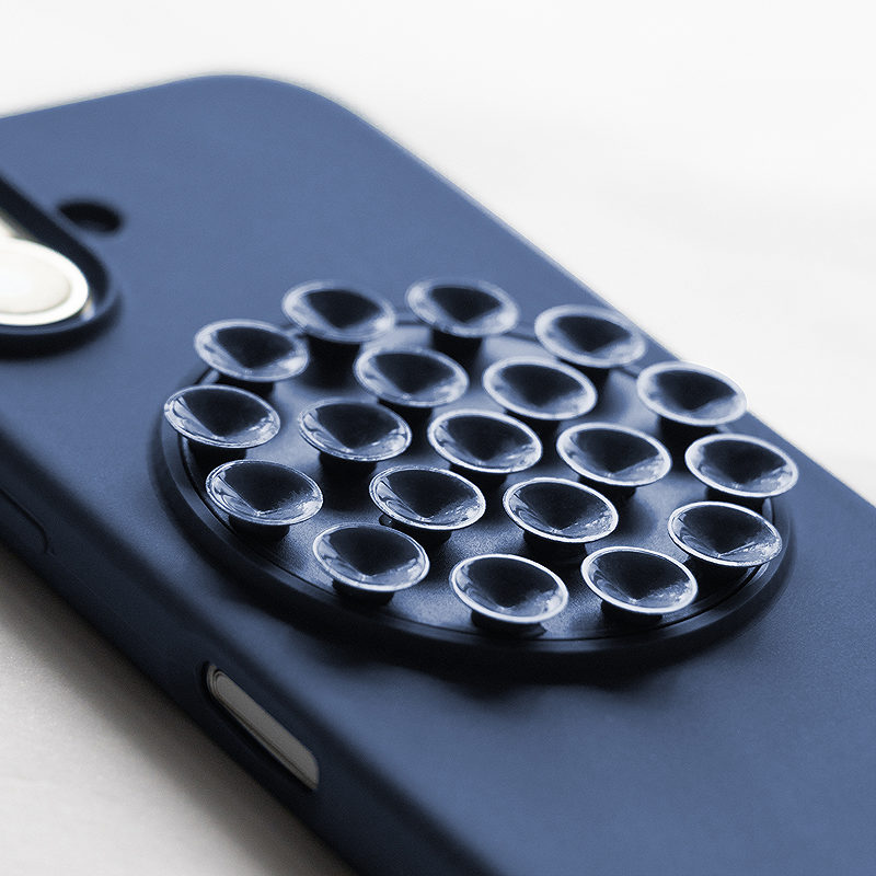 Silicone Stick case for iPhone 17 6,3" blue - Billede 2