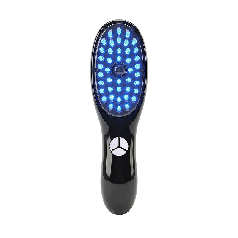 Marielle head massage brush with steam and light function MSMPS black